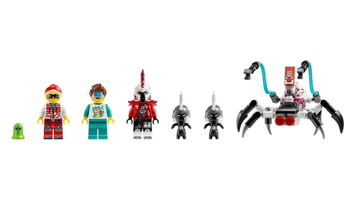 LEGO® DREAMZzz™ Cooper's Tiger Mech & Zero's Hot Rod Car (71497)