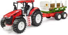 Bruder 03453 *New* Roadmax Tractor with Trailer and 3 Tree Trunks