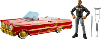 WWE Low Rider Car + Rey Mysterio Main Event Figure