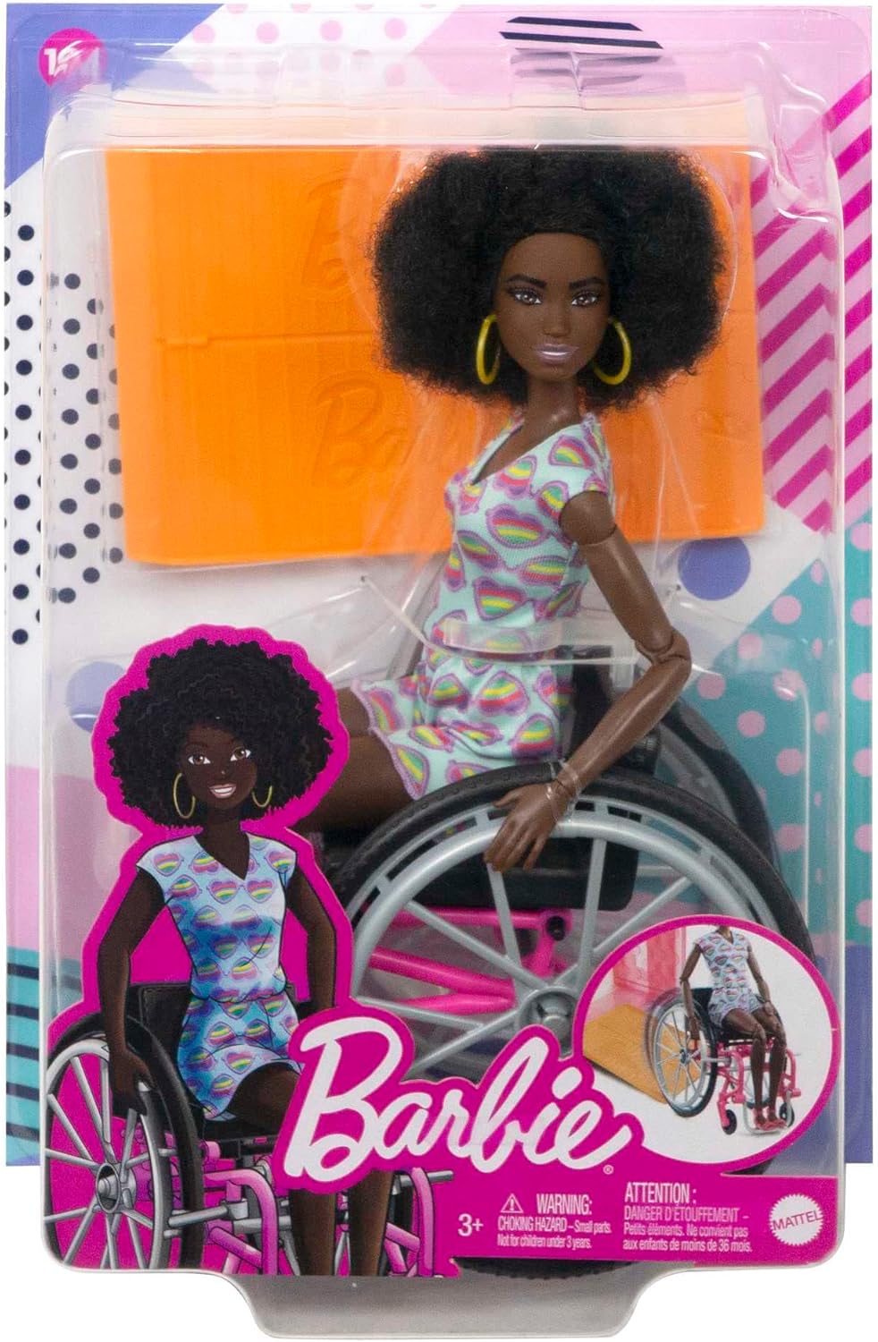 Barbie Fashionista Wheelchair with Black Doll 194