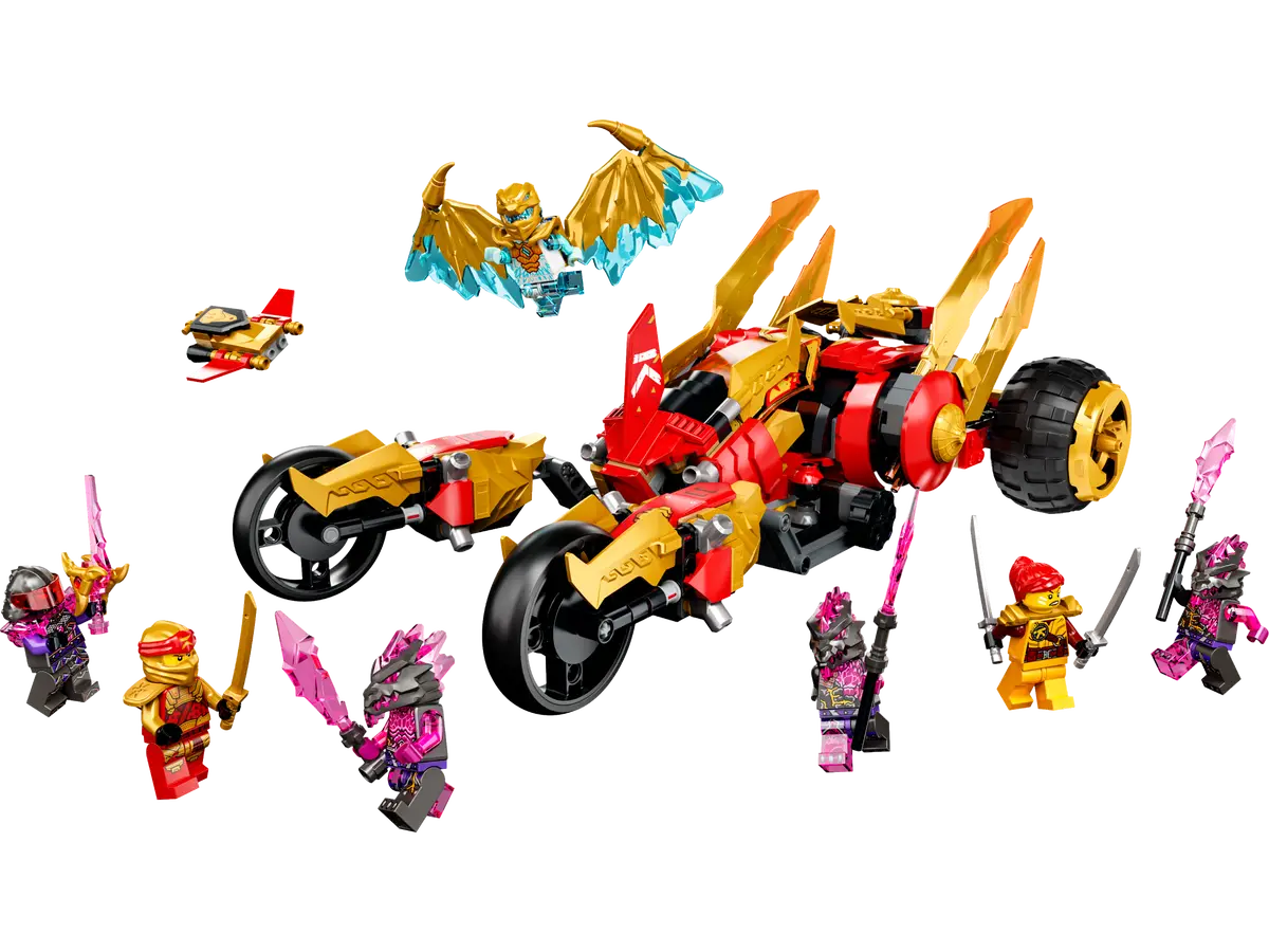 LEGO® NINJAGO® Kais Golden Dragon Raider (71773) (Retired)
