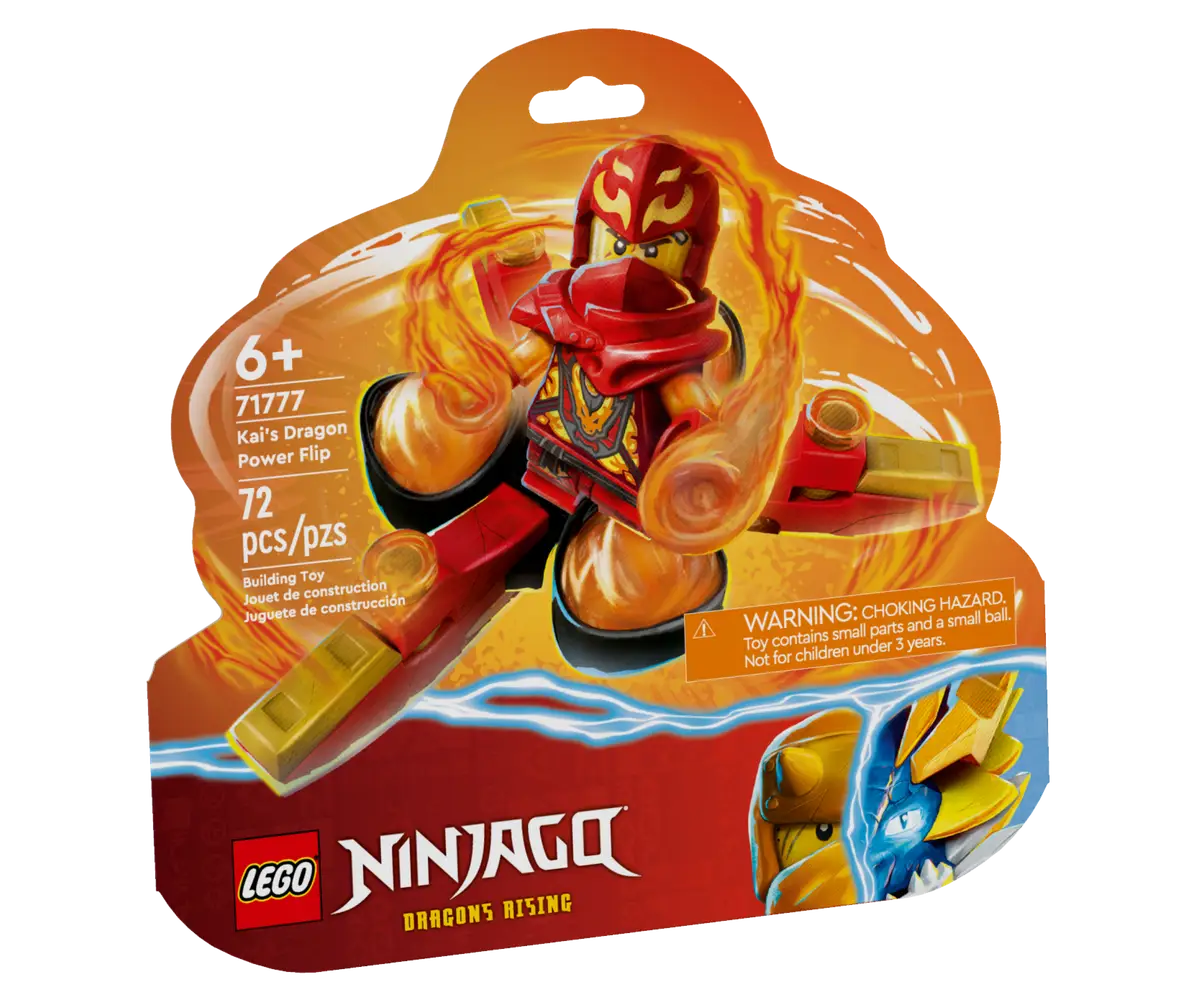 LEGO® NINJAGO® Kais Dragon Power Spinjitzu Flip (71777) (Retired)