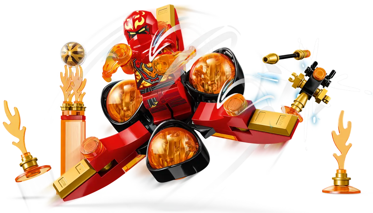 LEGO® NINJAGO® Kais Dragon Power Spinjitzu Flip (71777) (Retired)