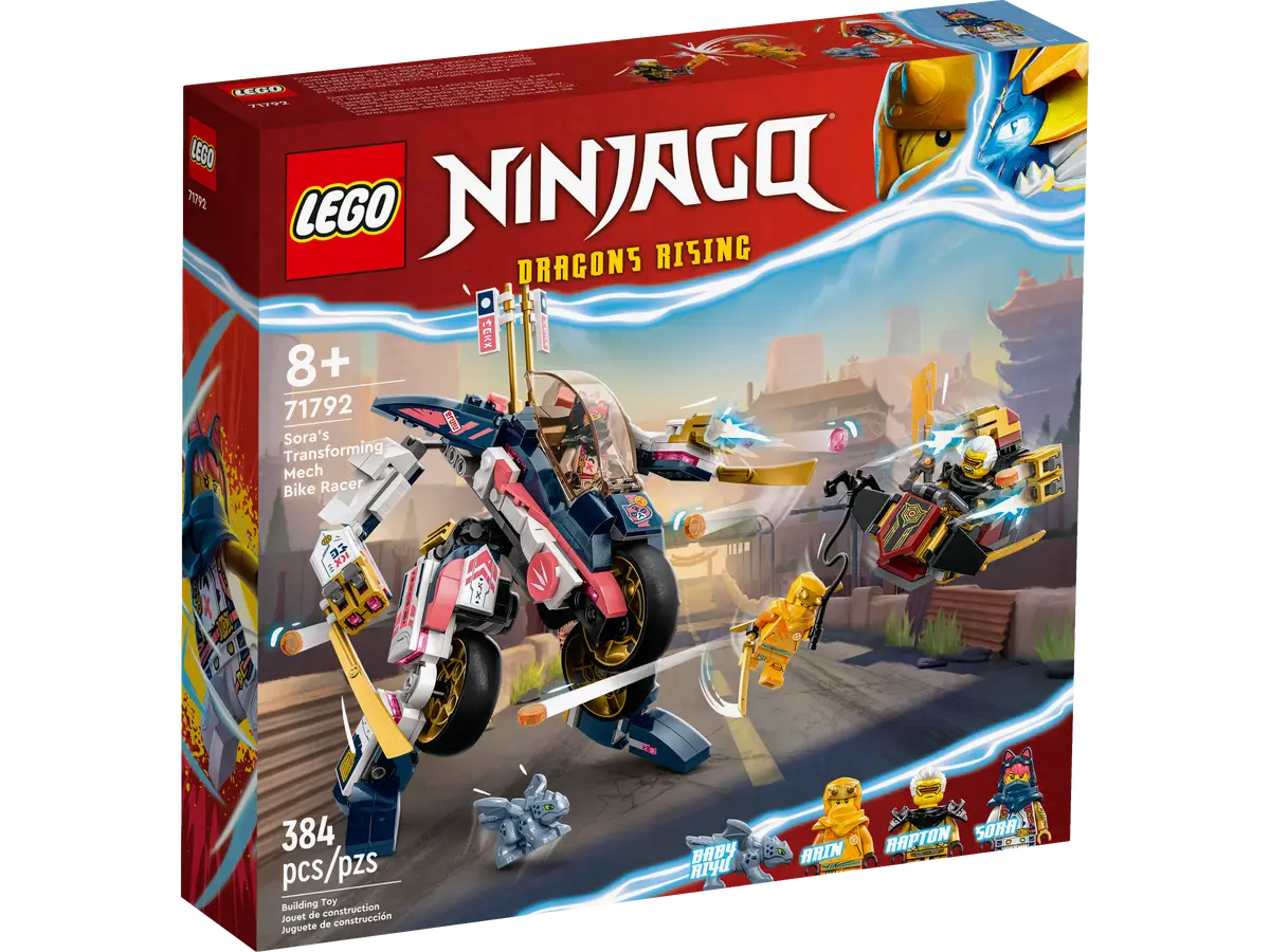 LEGO® NINJAGO® Soras Transforming Mech Bike Racer (71792) (Retired)