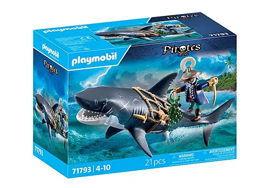 Giant Shark with Pirate (PM-71793)