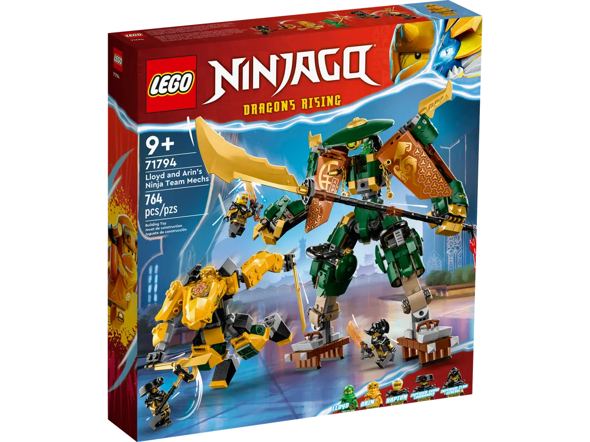 LEGO® NINJAGO® Lloyd and Arins Ninja Team Mechs (71794)