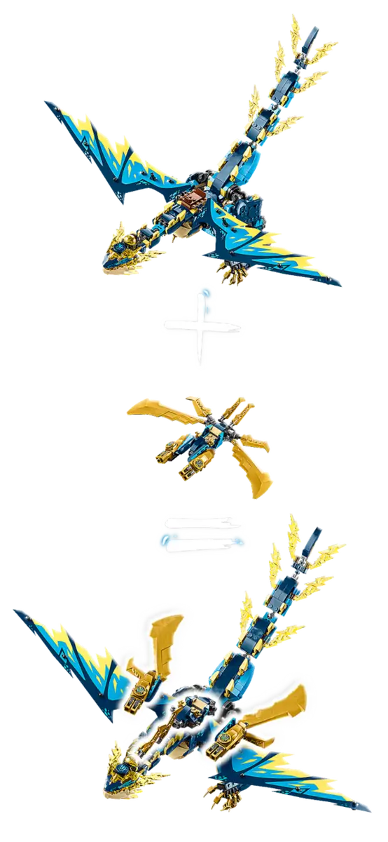 LEGO® NINJAGO® Elemental Dragon vs. The Empress Mech (71796)
