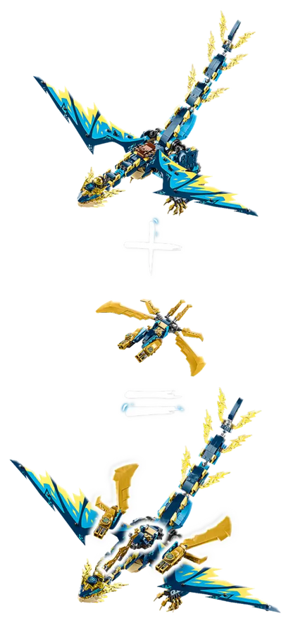 LEGO® NINJAGO® Elemental Dragon vs. The Empress Mech (71796)