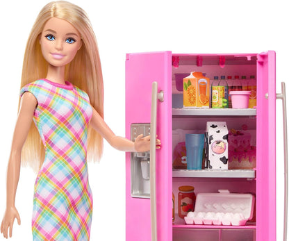 Barbie Doll And Kitchen Buildup