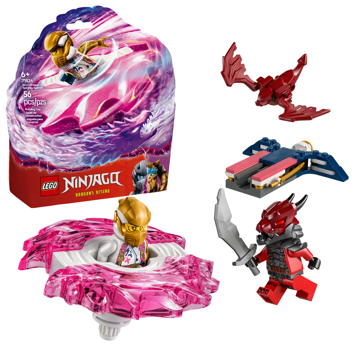LEGO® NINJAGO® Sora's Dragon Spinjitzu Spinner (71824)