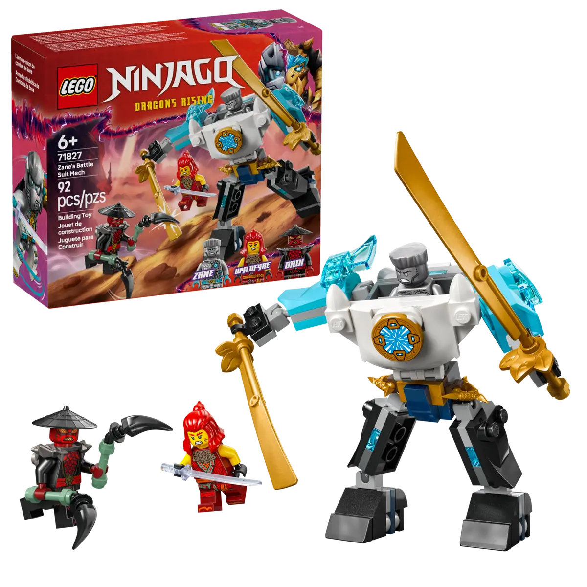 LEGO® NINJAGO® Zane's Battle Suit Mech (71827)