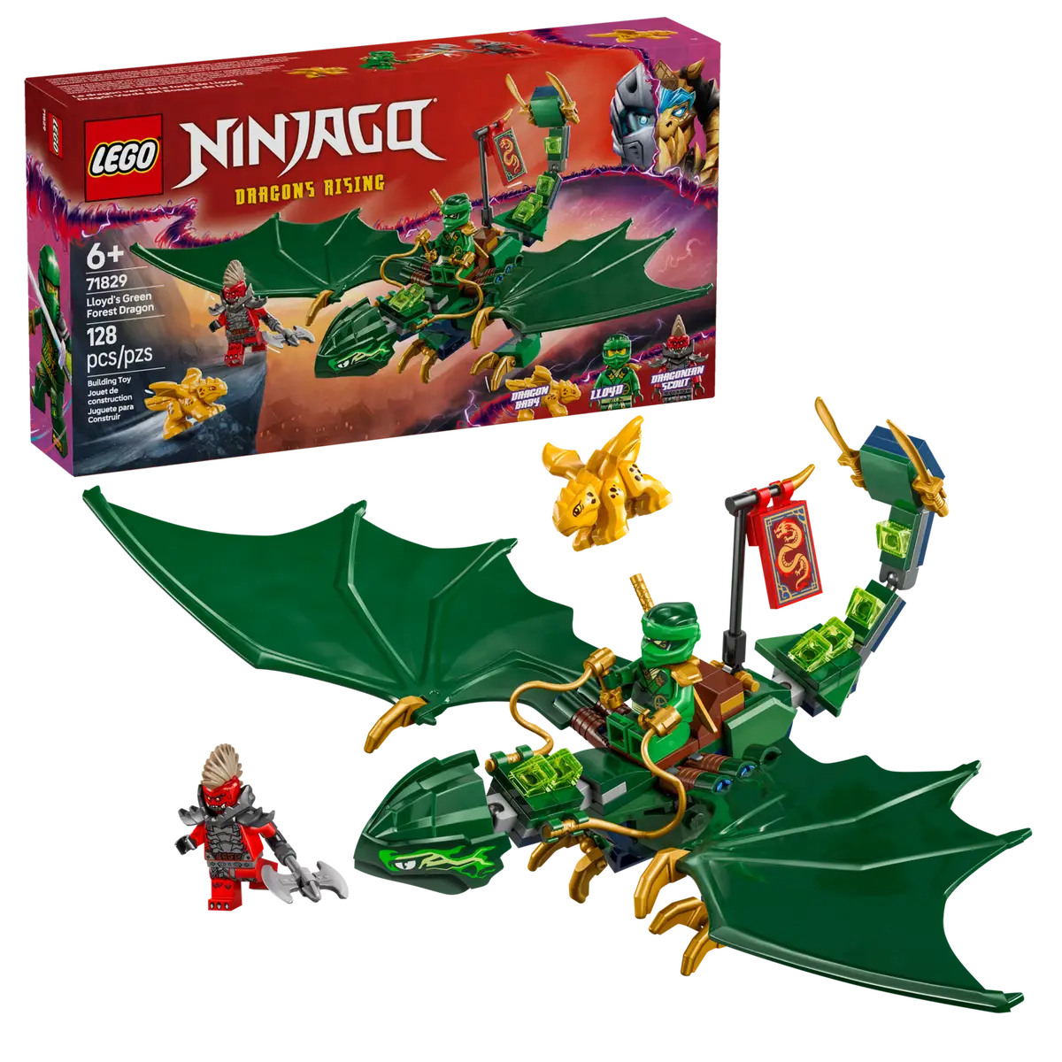 LEGO® NINJAGO® Lloyd's Green Forest Dragon (71829)