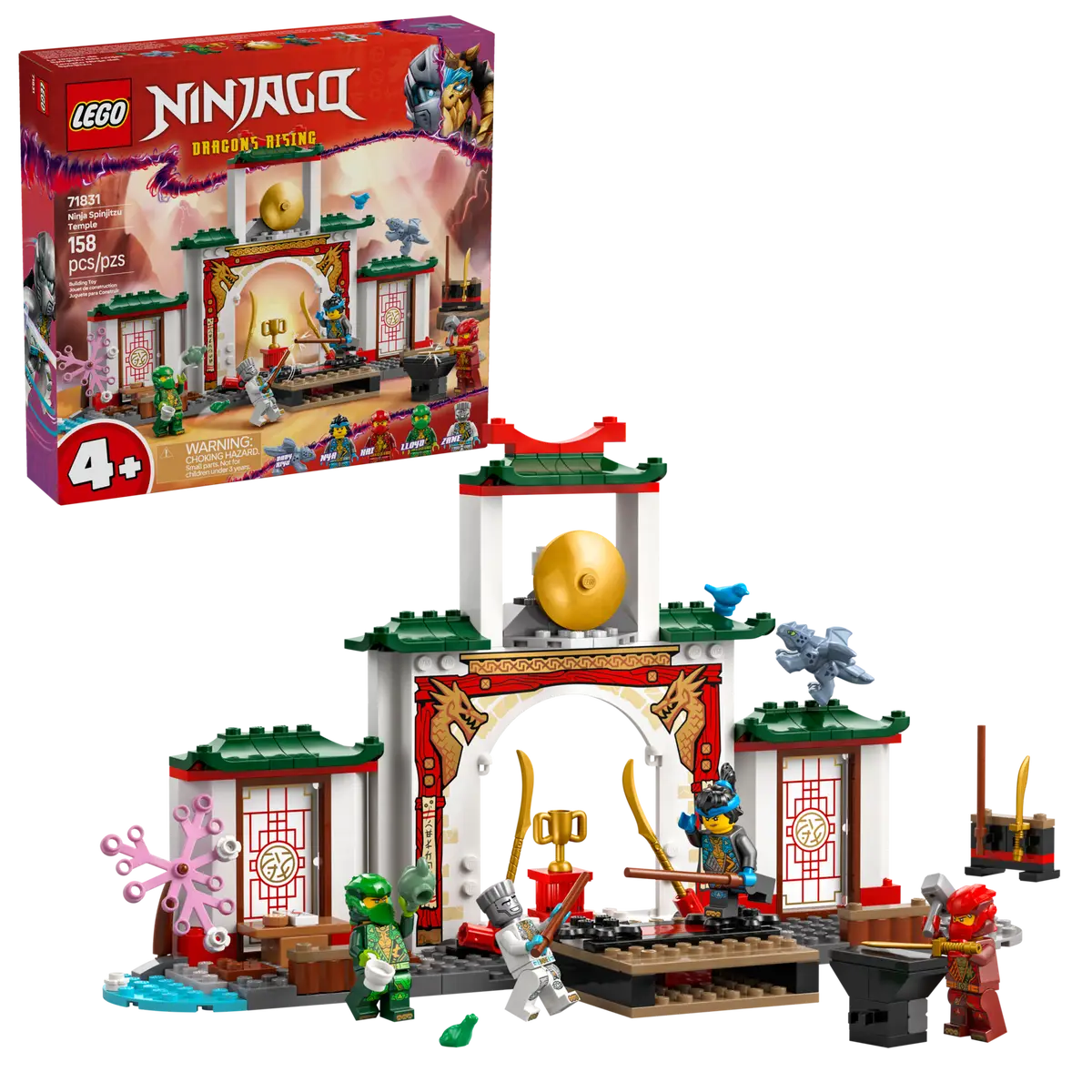 LEGO® NINJAGO® Ninja Spinjitzu Temple 4+ (71831)