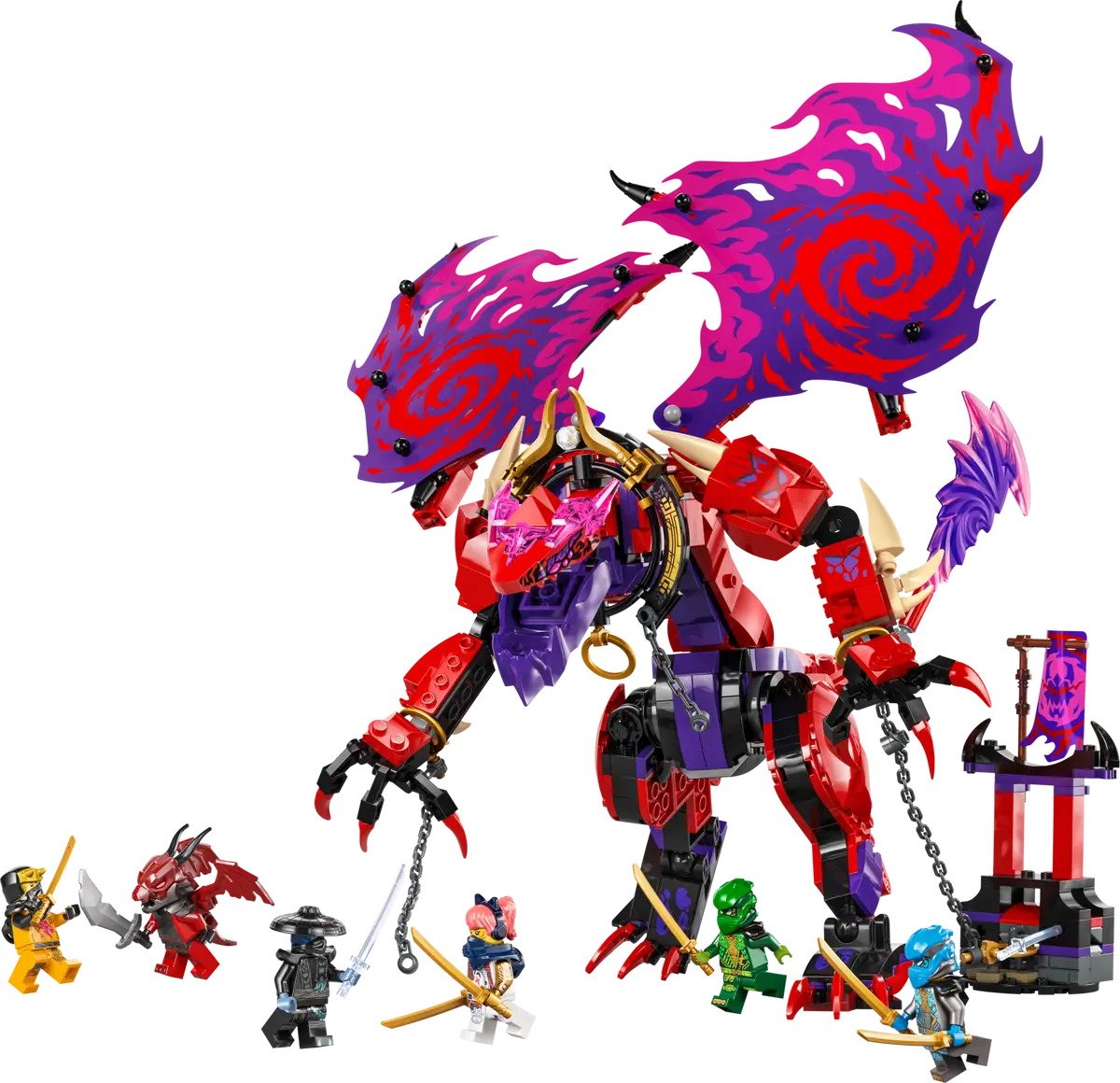 LEGO® NINJAGO® Thunderfang Dragon of Chaos (71832)