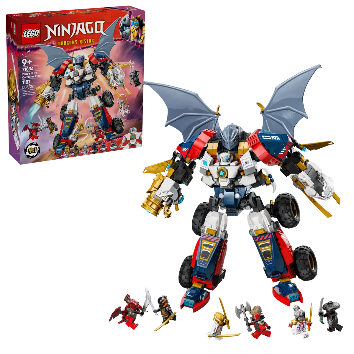 LEGO® NINJAGO® Zane's Ultra Combiner Mech (71834)