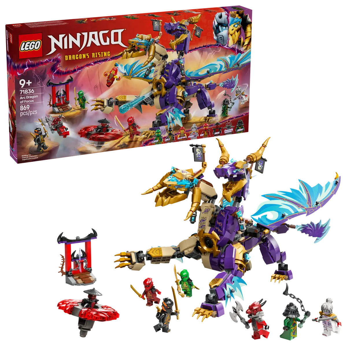 LEGO® NINJAGO® Arc Dragon of Focus (71836)