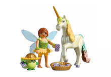Collectible Unicorn: Rainbow Flower with Fairy (PM-71840)