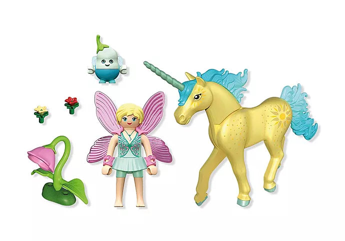 Collectible Unicorn: Sunshine Blossom with Fairy (PM-71842)