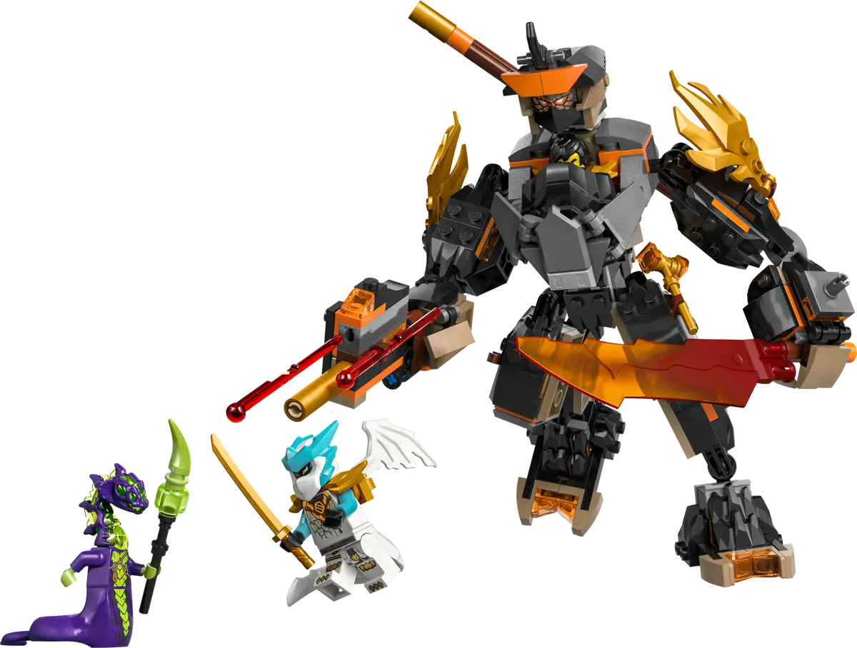 LEGO® NINJAGO® Cole's Mission Mech & Dragon Zane (71854)