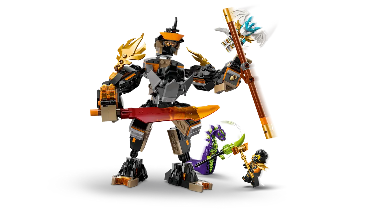 LEGO® NINJAGO® Cole's Mission Mech & Dragon Zane (71854)