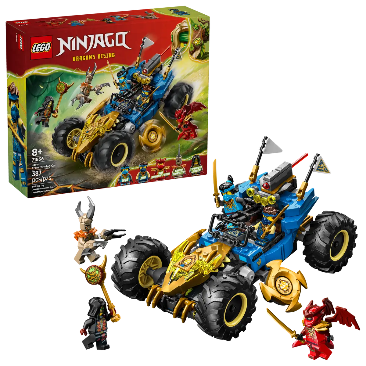 LEGO® NINJAGO® Jay's Transforming Car (71856)