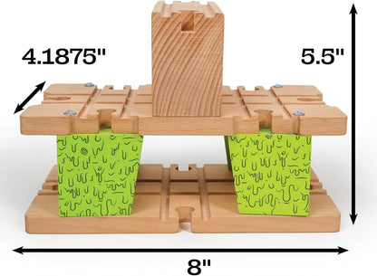 3 Level Wooden Bridge and Train Tunnel