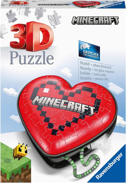 Minecraft Heart 54pc 3D Puzzle