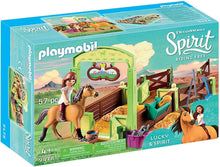 Lucky & Spirit with Horse Stall (PM-9478)*