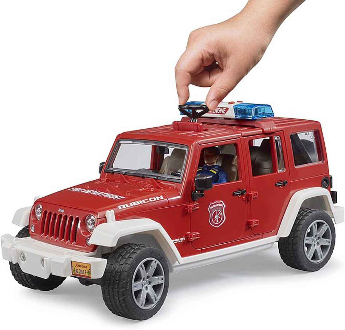 Bruder 02528 Jeep Rubicon Fire Rescue w/ Fireman 20.12.8