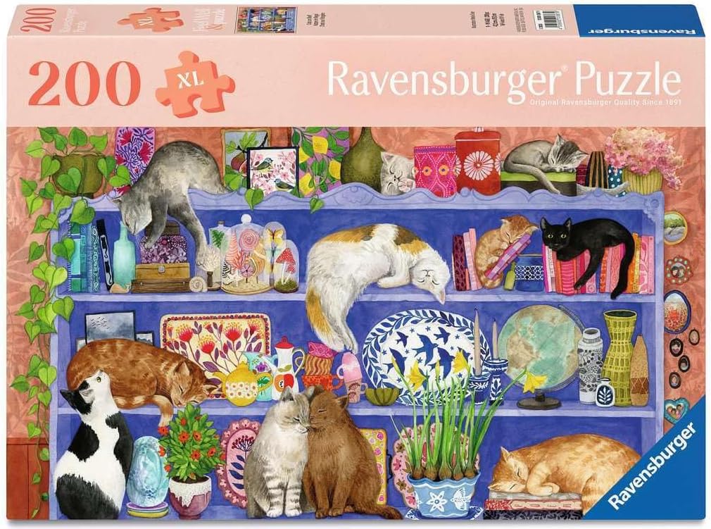 Cats on the Shelf 200pc Puzzle