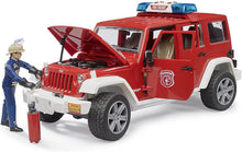 Bruder 02528 Jeep Rubicon Fire Rescue w/ Fireman 20.12.8