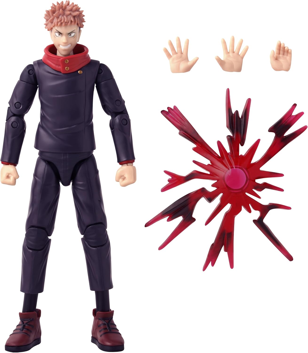 Anime Heroes Jujutsu Kaisen Yuji Itadori Black Flash Action Figure