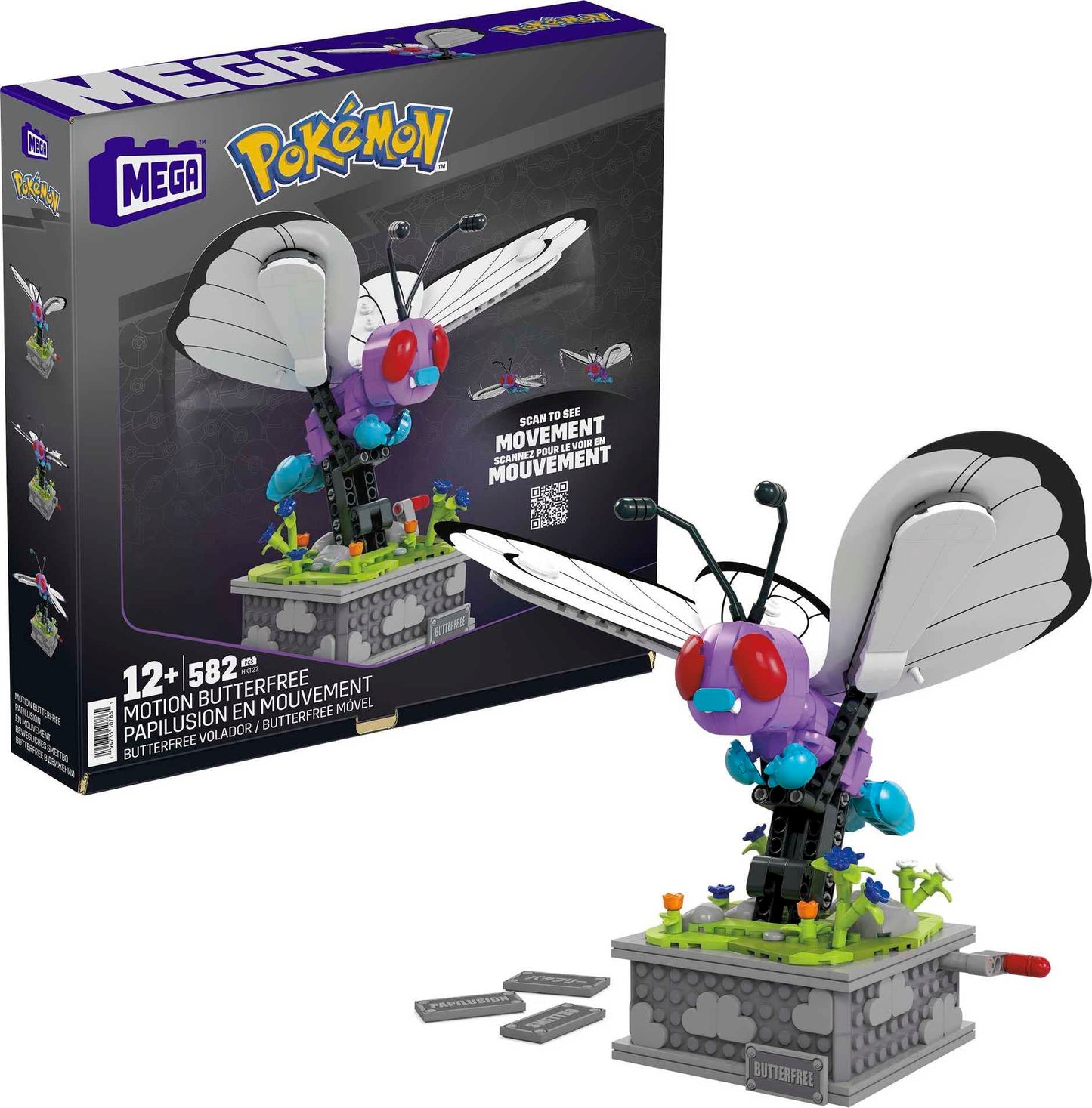 MEGA MCX Pokemon Motion Butterfree
