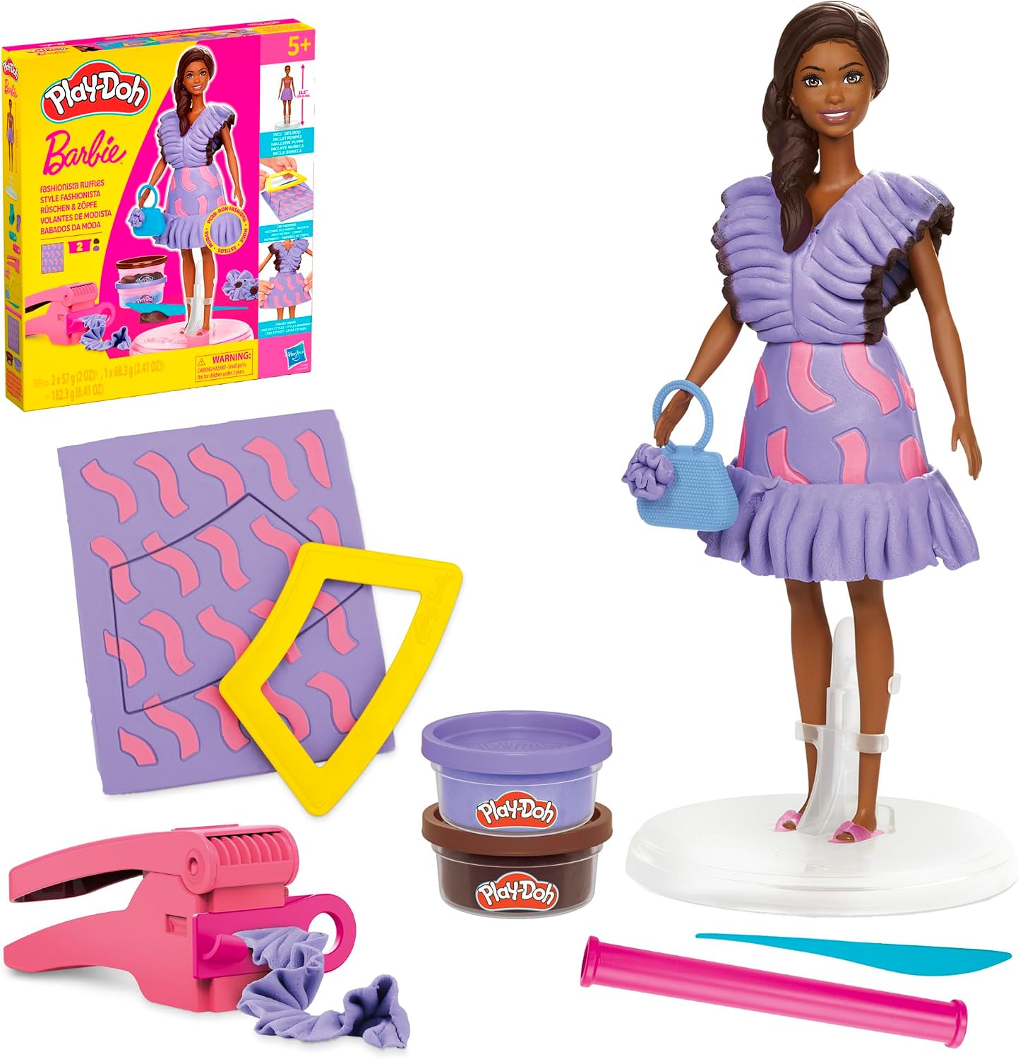 Barbie Play-Doh Designer Dolls Fashionista Ruffles