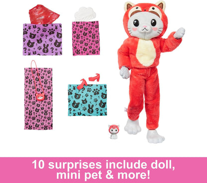 Barbie Cutie Reveal Kitten as Red Panda