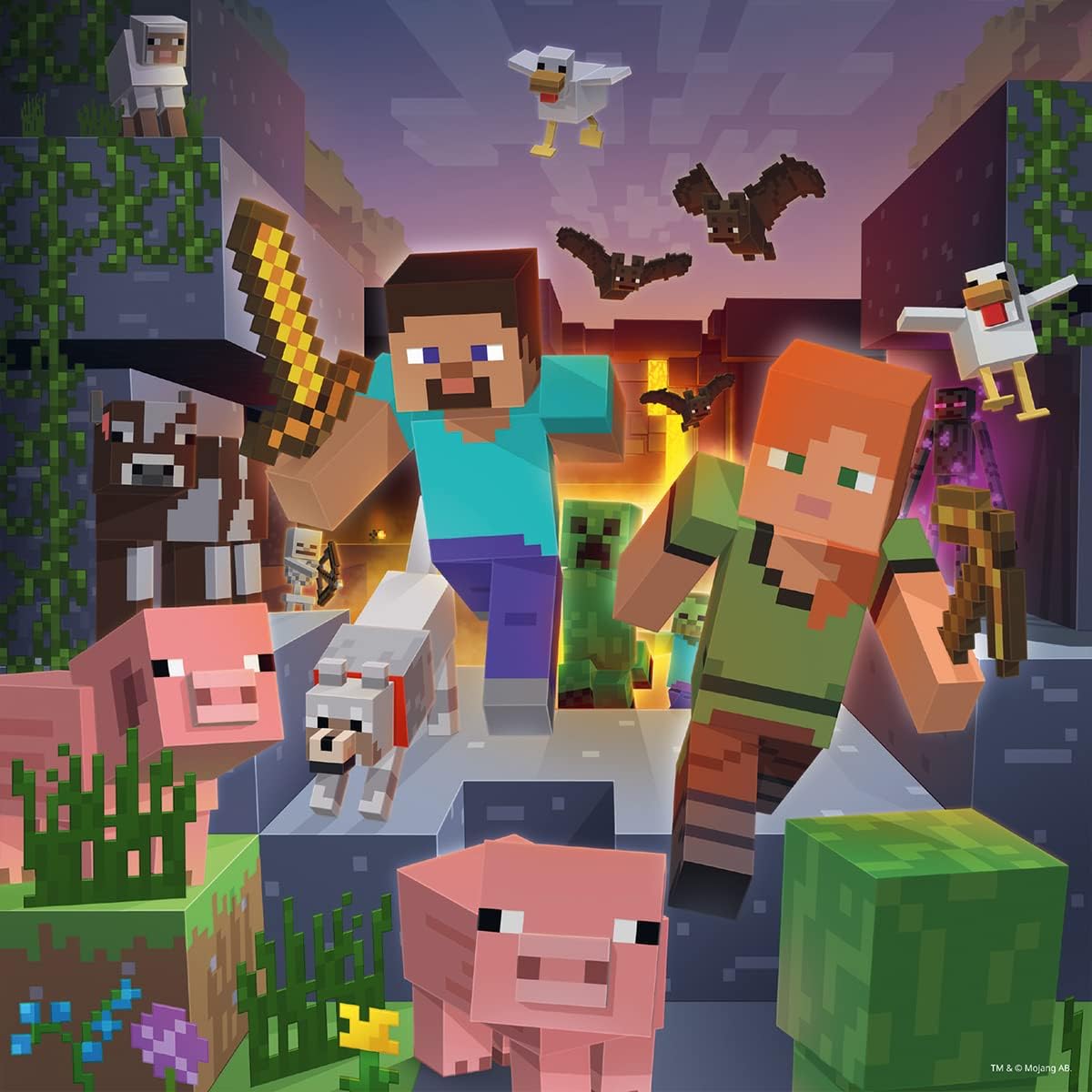Minecraft Biomes 3 x 49pc