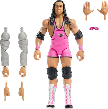 WWE Elite Survivor Series War Games - Bret "Hit Man" Hart  with Nick Aldis BAF