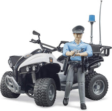 Bruder 63011 Police Quad w Light Skin Policeman and Accessories
