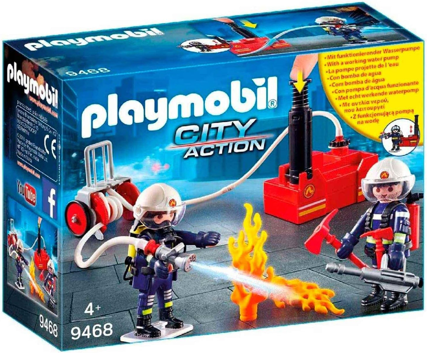 Firefighters with Water Pump (PM-9468)