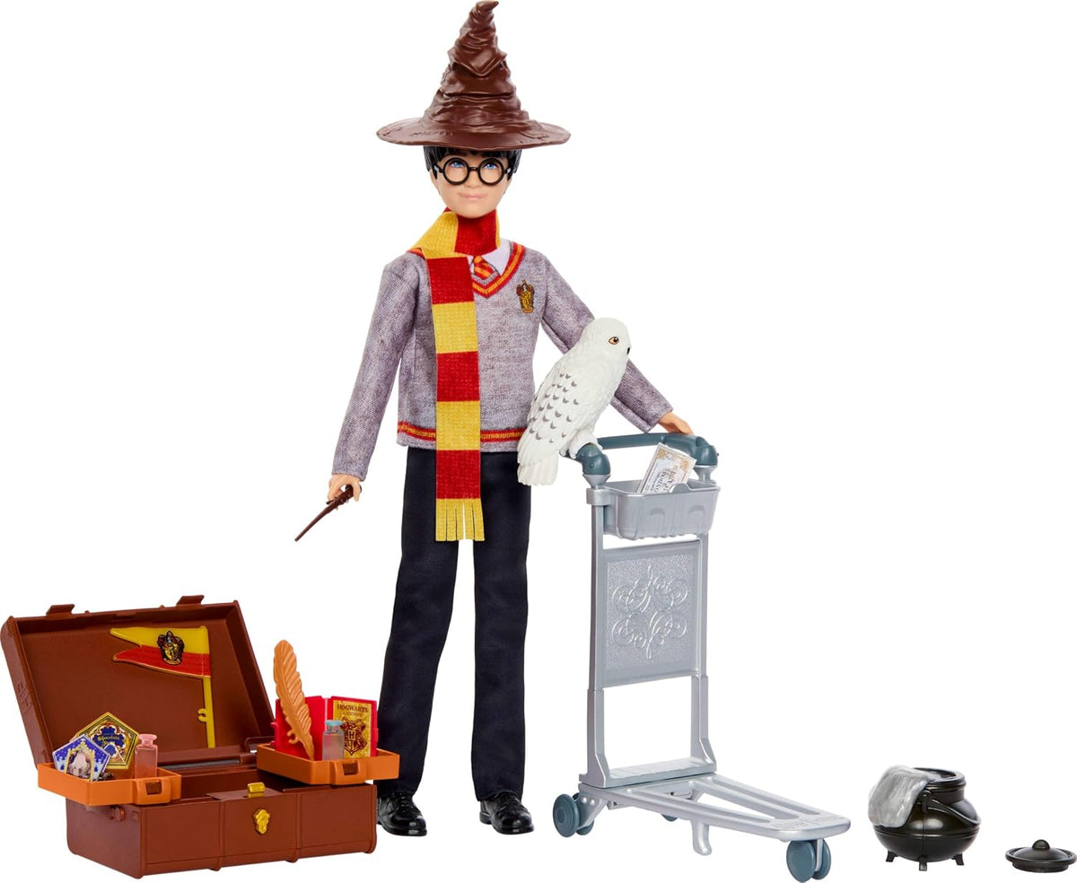 Harry Potter Feature Doll - Harry w Trunk and Accessories
