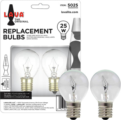 Lava Lamp 25 Watt Bulb 2-pack for 14.5in Lava Lamps