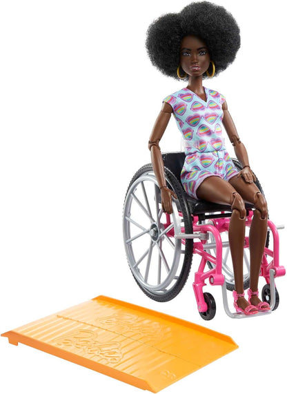 Barbie Fashionista Wheelchair with Black Doll 194