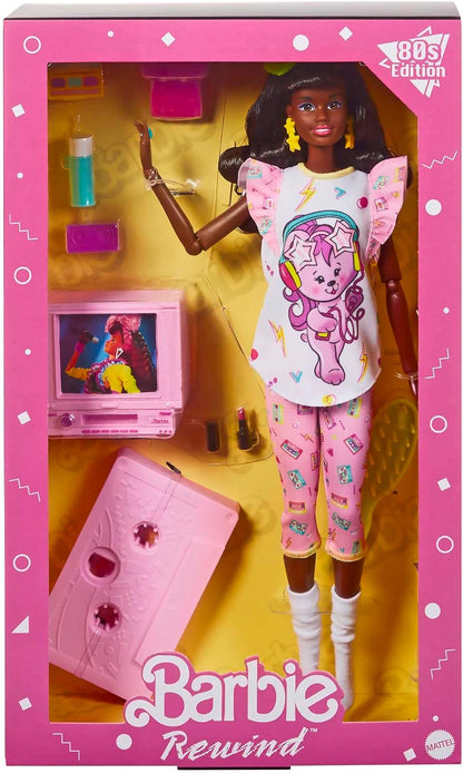 *Barbie Signature Rewind 80s Edition Slumber Party Doll Black