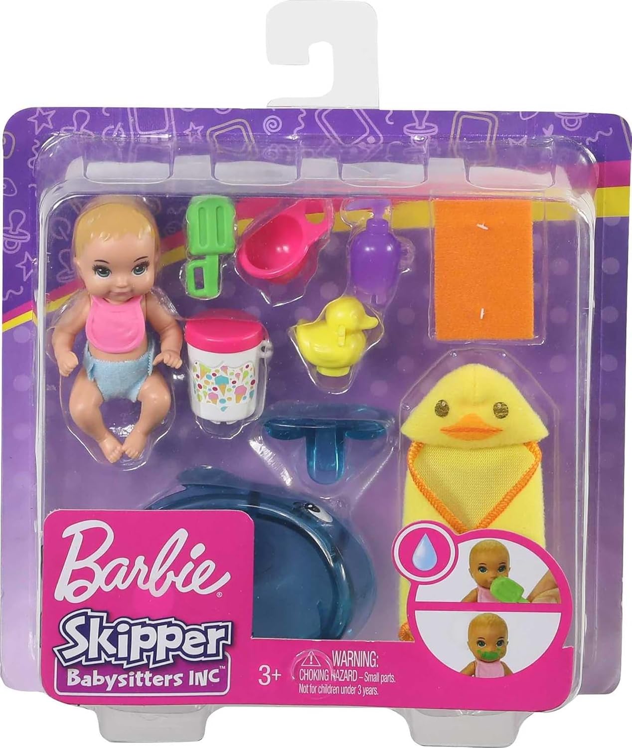 Barbie Skipper Babysitter Bath Time Baby