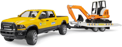 Bruder 02546 Ram Rental Service with Mini Excavator
