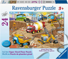 Construction Fun 24pc floor puzzle