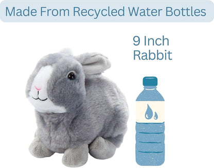 Wild Onez Rabbit Grey 9"