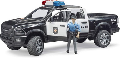 Bruder 02505 Police Ram 2500 w/ Policeman and Light & Sound Module 20.12.8
