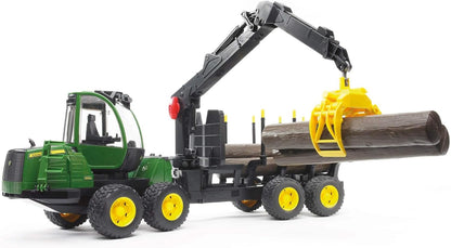 Bruder 09805 John Deere 1210E Log Hauler, 4 Trunks and Grabber 26.10.10