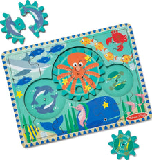Underwater Wooden Gear Puzzle